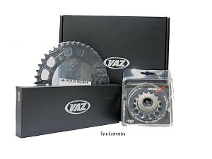 Kit Relacao Vaz Extreme Gs 500 Corrente Com Retentor Aço 1045