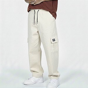 Calça Cargo Aspecto Areia