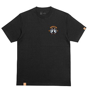 Camiseta Oversized Duck Street Preto Aspecto