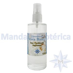 Aromatizador de Ambiente em Spray - Perfume de Rosa Branca