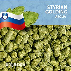 Lúpulo Styrian Golding - 50g em pellet