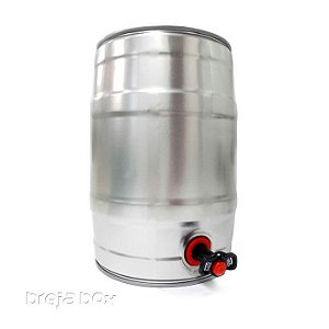 Mini Keg 5lt com torneira - Breja Box