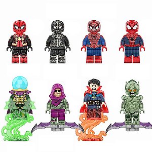 Kit Homem-Aranha: Sem Volta para Casa LEGO compatível (com 8)