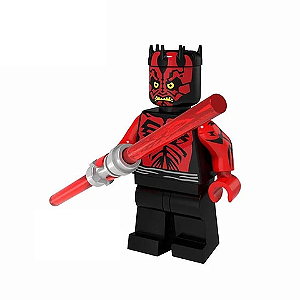 Boneco Darth Maul Star Wars Lego Compatível