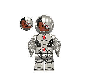 Boneco Cyborg Lego Compatível - Dc Comics