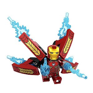 Boneco Homem de Ferro Lego Compatível - Marvel (Edição Especial Vingadores Guerra Infinita)