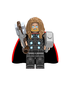 Boneco Thor e Stormbreaker Lego Compatível - Marvel