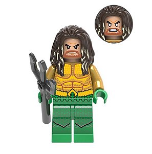 Boneco Aquaman Lego Compatível - Dc Comics