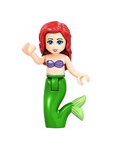 Boneca Ariel Pequena Sereia Lego Compatível - Princesas Disney