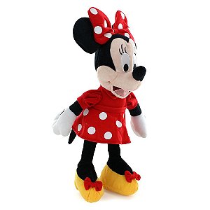 Pelúcia Minnie 40cm com Som (Mickey Mouse & Friends)