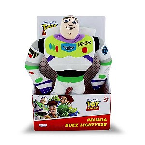 Pelúcia Buzz Lightyear Toy Story 30cm com Som