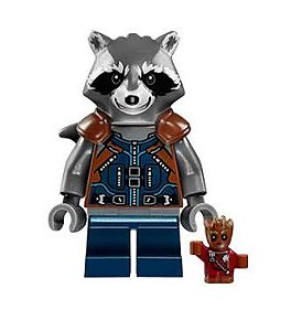 Boneco Rocket Raccoon Lego Compatível - Guardiões da Galáxia (Edição Especial)