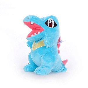 Pelúcia Pokemon Totodile Importada Crocodilo Tipo Água 19 Cm em