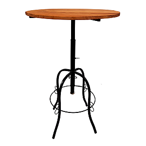 Mesa Bistrô Regulavel Tampo 70 cm de diâmetro