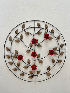Mandala com flores