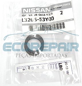 Arruela de assentamento da mola Valvula do cabeçote Nissan Frontier 2.5