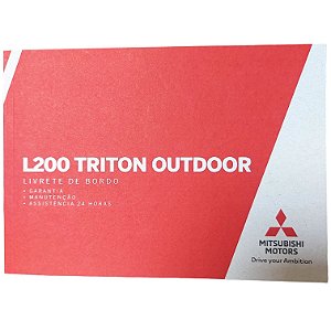 Manual proprietario L200 Triton Outdoor 17-24 - Original