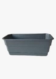 Vaso Jardineira Floreira Antidengue Colibri 11,52 litros 40X 18X 16cm Verde Escuro
