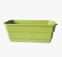 Vaso Jardineira Floreira Antidengue Colibri 11,52 litros 40X 18X 16cm Verde Claro