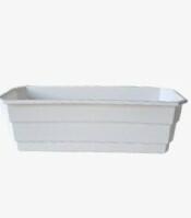 Vaso Jardineira Floreira Antidengue Colibri 14,40 litros 50X 18X 16cm Branco