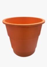 Vaso Plástico Antidengue Gradiente Colibri 22cm Laranja