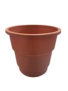Vaso Plástico Antidengue Gradiente Colibri 22cm Terracota