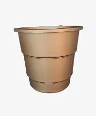 Vaso Plástico Antidengue Gradiente Colibri 26cm Ouro