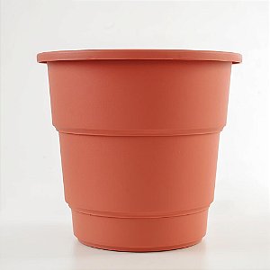 Vaso Plástico Antidengue Gradiente Colibri 30cm Terracota