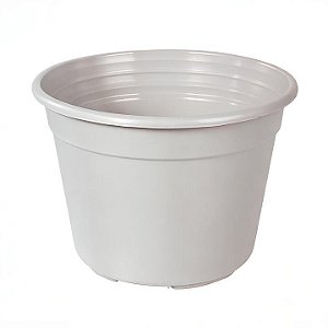 Vaso Nº 02 Tropical 1,65 Litros 12 cm Branco
