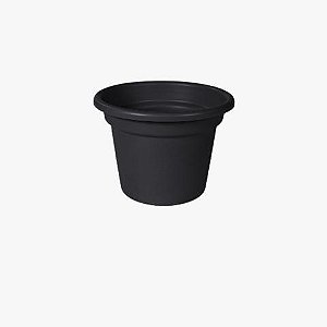 Vaso Nº 04 Tropical 8,8 Litros 23,5 cm Preto