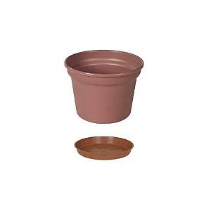 Vaso Nº 03 Tropical  3,8 Litros 16  cm Terra Cota