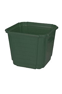 Cachepô Floreira Plástico Colibri 2,25 Litros 17 cm Verde Escuro