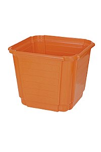 Cachepô Floreira Plástico Colibri 2,25 Litros 17 cm Terra Cota