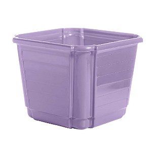 Cachepô Floreira Plástico Colibri 2,25 Litros 17 cm Lilás