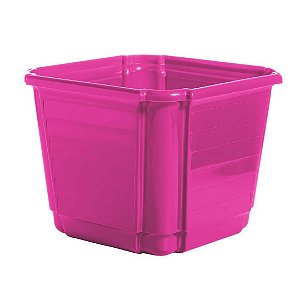 Cachepô Floreira Plástico Colibri 2,25 Litros 17 cm Pink