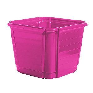 Cachepô Floreira Plástico Colibri 4,74 Litros 22 cm Pink