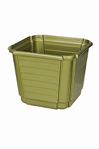 Cachepô Floreira Plástico Colibri 21,36 Litros 35 cm Ouro