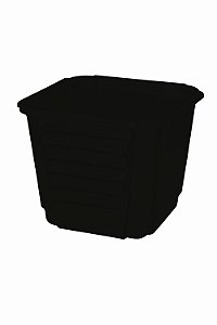 Cachepô Floreira Plástico Colibri 21,36 Litros 35 cm Preto