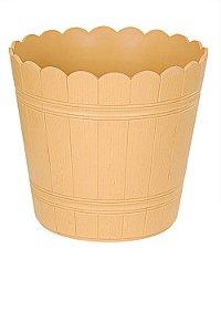 Cachepô Tina Plástico Colibri 9,87 Litros 29 cm Cerejeira