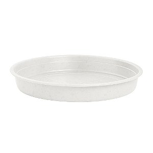 Prato Plástico Para Vaso 15 cm Mármore