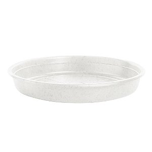 Prato Plástico Para Vaso 1 7 cm Mármore