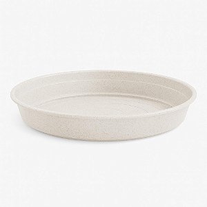Prato Plástico Para Vaso 25 cm Mármore