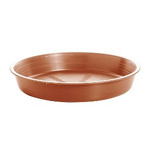 Prato Plástico Para Vaso 28 cm Terra Cota
