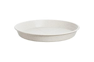 Prato Plástico Para Vaso 33 cm Mármore