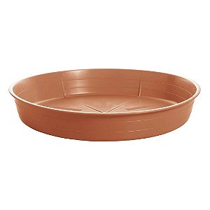 Prato Plástico Para Vaso 37 cm Terra Cota