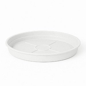 Prato Plástico Para Vaso 43 cm Mármore