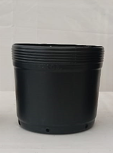 Vaso Para Muda Flexível 3 Litros 15 cm Preto