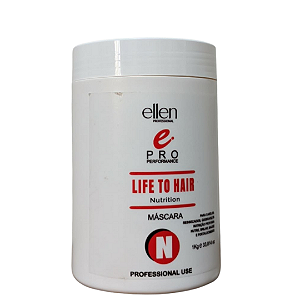08 Unidades Máscara de Nutrição LIFE TO HAIR 1kg