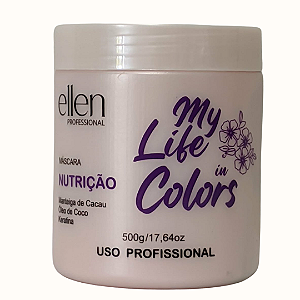 06 Unidades Máscara de Nutrição My Life in Colors- 500g
