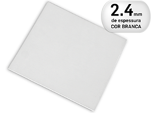 Placa de termoplástico para Órteses - EZEFORM BRANCA 46cm X 61cm X 2,4mm